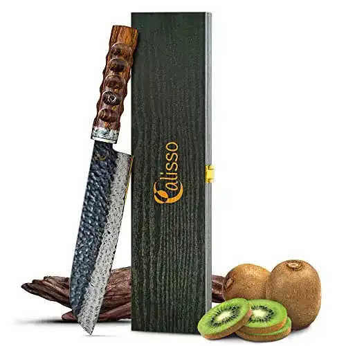 Calisso-Messer Calisso Santoku 89 Lagen Damaststahl