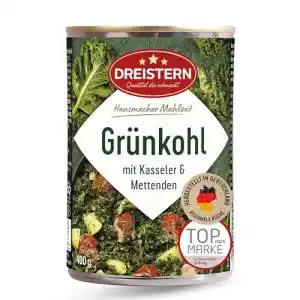 Grünkohl DREISTERN mit Kasseler und Mettenden 400 g