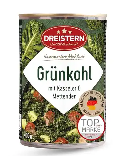 Grünkohl DREISTERN mit Kasseler und Mettenden 400 g