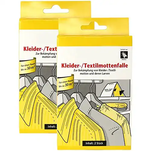 Die beste Kleidermottenfalle com-four ® 4X Mottenfalle zur Bekämpfung 2026 Test Bestseller Kleidermottenfalle com-four ® 4X Mottenfalle zur Bekämpfung
