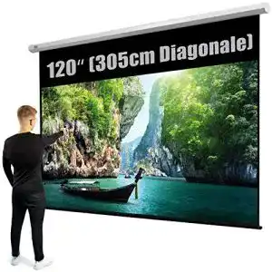 Motorleinwand Tronje 120 Zoll, 16:9, mit Fernbedienung