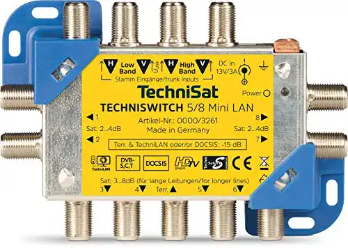 TechniSat-Multischalter TechniSat TECHNISWITCH 5/8 MINI LAN