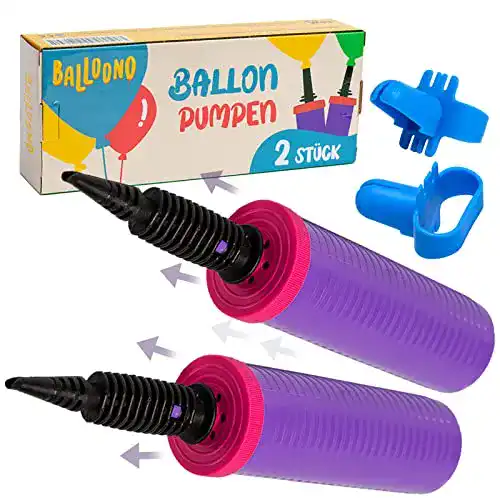 Luftballonpumpe Balloono 2X – für schnelles und einfaches Aufpumpen