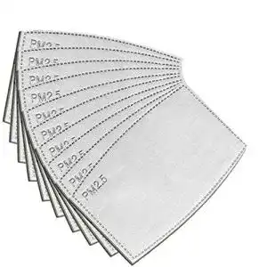 PM-2.5-Filter Aktivkohlefilter Ersatzfilter Kleidung Meltblow 100 Pack