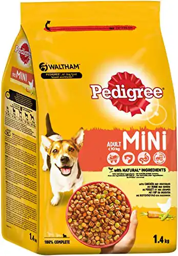 Pedigree-Hundefutter PEDIGREE Trockenfutter Adult Mini, 6×1,4kg