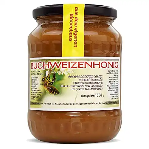 Buchweizenhonig ViVio im Glas mit Gewindedeckel, 1 kg