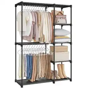 Offener Kleiderschrank SONGMICS, selbsttragend, vertikales Regal