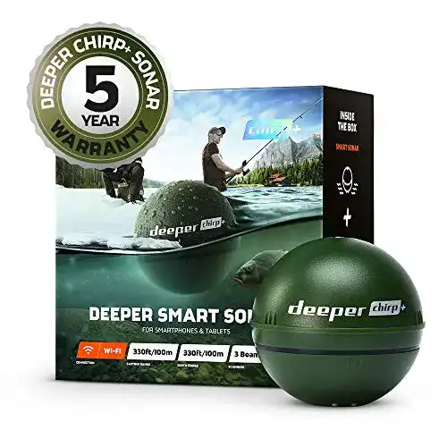 Fischfinder Deeper CHIRP+ Smart Sondeur Packsack, 6 cm