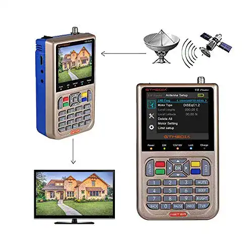Sat-Finder GT MEDIA V8, DVB-S2X Signalempfänger Decoder HD
