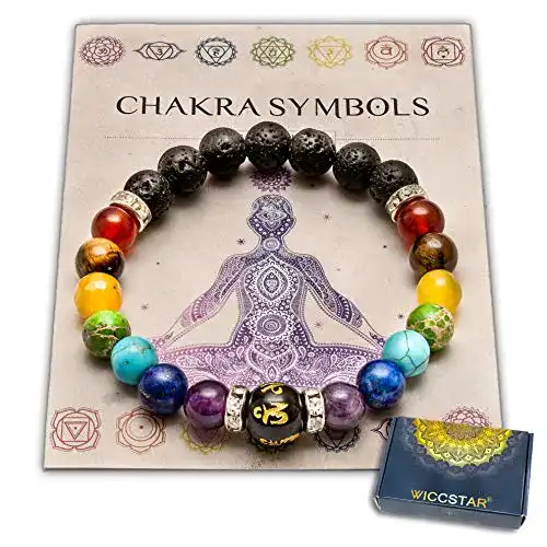 Die beste Chakra-Armband WICCSTAR Doppelt Chakra Armband 2026 Test Bestseller Chakra-Armband WICCSTAR Doppelt Chakra Armband