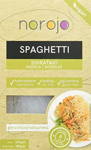 Konjak-Nudeln norojo geruchlose Shirataki Nudeln, (6 x 250gr)