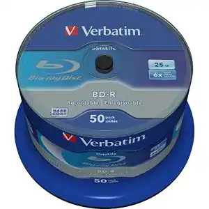 Blu-ray-Rohling Verbatim BD-R SL Datalife 25 GB, 50er Pack