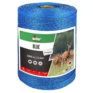 Weidezaunlitze Eider 1000m Blue, Blau-Line, 1000 m