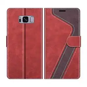 Samsung-Galaxy-S8-Hülle MOBESV, Leder, Klapphülle