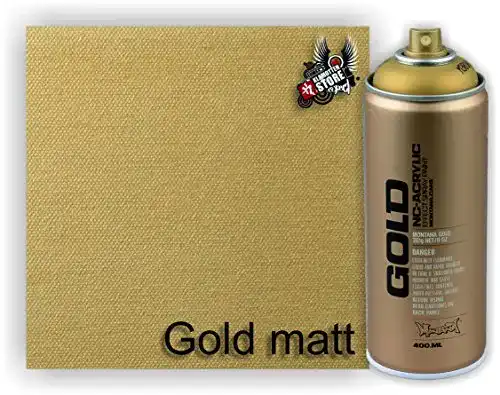 Goldspray klamottenstore Montana Sprühdosen, Gold matt