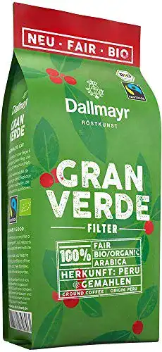 Dallmayr-Kaffee Dallmayr Gran Verde gemahlen, Bio, 220 g