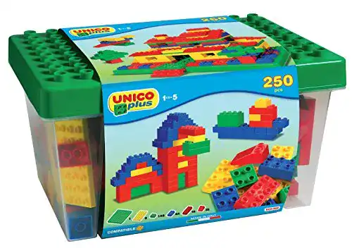 Unico-Plus Unico Plus 8525 Box mit Bausteinen 250 Teile