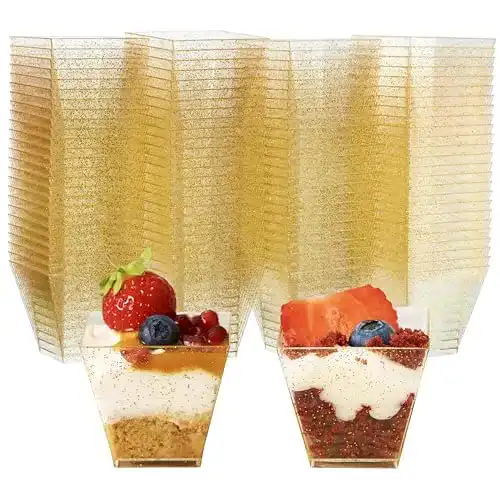 Dessertgläser MATANA 100 Mini Hartplastik Quadratisch