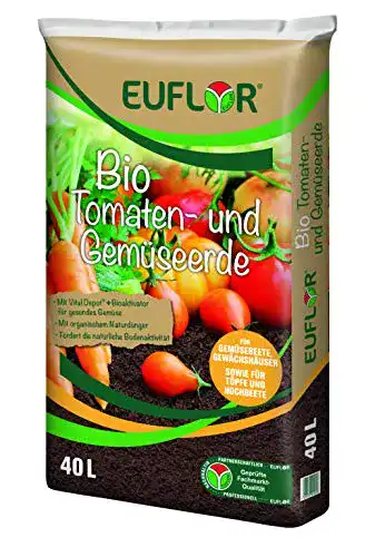 Bio-Erde Euflor Bio Tomaten Gemüseerde 40 L hochwertige Spezial