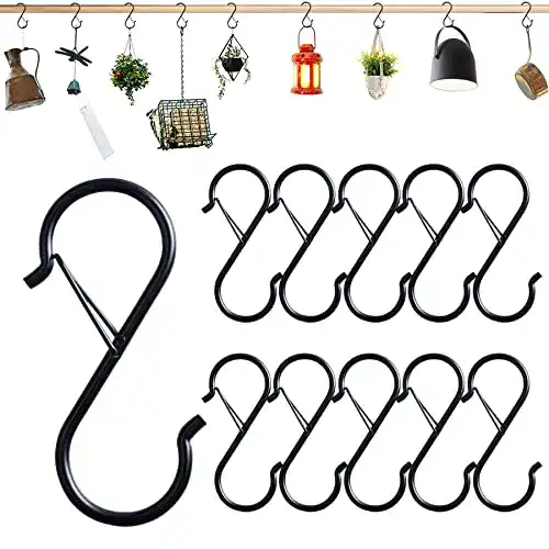 S-Haken Swatowot ® 10 Stück Sicherheitsschnalle Design 9cm