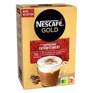 Löslicher Kaffee entkoffeiniert NESCAFÉ Gold Typ Cappuccino