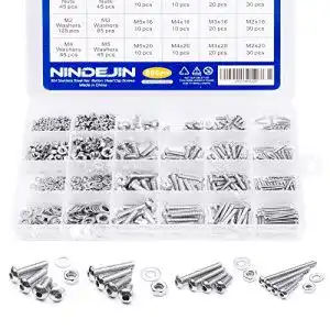 Edelstahl-Schrauben NINDEJIN 880Pcs M2 M3 M4 M5