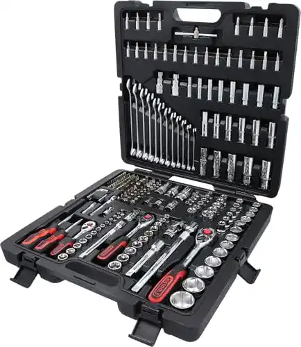 KS-Tools-Ratschenkasten KS Tools 918.0216 1/4″+3/8″+1/2″ CHROMEplus