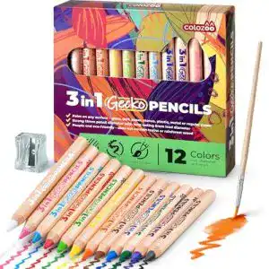 Dicke Buntstifte colozoo 3 In 1 Farbstifte Set | 12 Farben Set