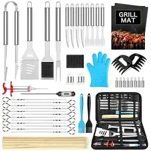 Grillkoffer Morole 45 PCS BBQ Grillbesteck Tool Set