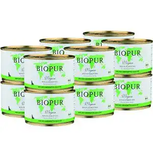 Vegetarisches Hundefutter BIOPUR Bio Vegan, 12x400g