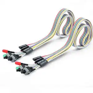 Power-Button Ytian 2 Stück 4 in 1 PC Power Schalter Reset