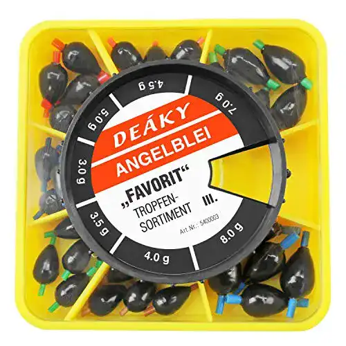 Die beste Angelblei Angel Domäne Tropfenblei Wettkampf Sortiment 35 Stck 2026 Test Bestseller Angelblei Angel Domäne Tropfenblei Wettkampf Sortiment 35 Stck