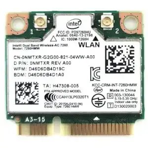 WLAN-Karte Intel 7260HMW AN Dual Band Wireless-AC 7260-PCIe