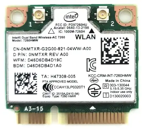 WLAN-Karte Intel 7260HMW AN Dual Band Wireless-AC 7260-PCIe