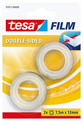 Tesafilm tesa film doppelseitig im 2er Pack – Doppelseitiger