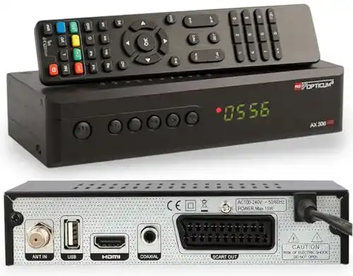 Opticum-Receiver RED OPTICUM AX 300 Plus Sat Receiver mit PVR