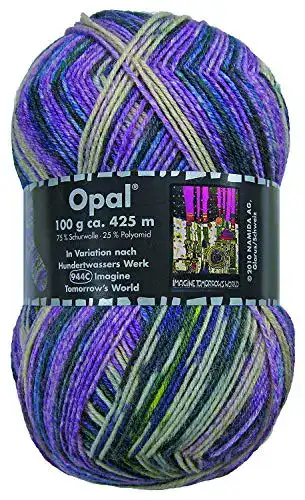 Opal-Wolle Opal 100g Sockenwolle Hundertwasser III