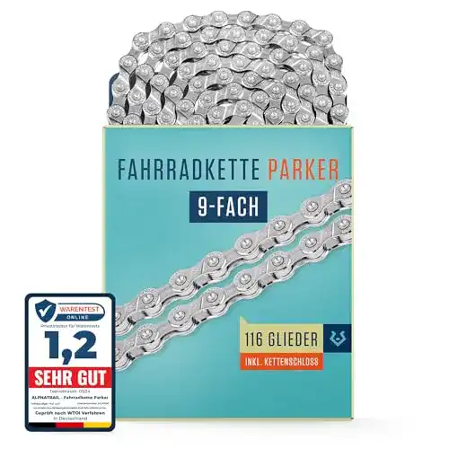 Fahrradkette 9-fach Alphatrail Parker 9-fach 116 Glieder