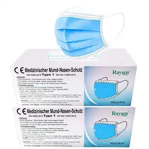 OP-Maske 100er-Pack Raysen 100 x medizinische Mundschutz