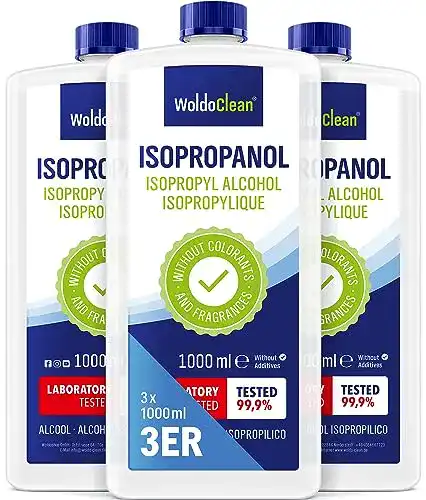 Die beste Isopropanol 99,9 % WoldoClean, 3x 1.000ml 2026 Test Bestseller Isopropanol 99,9 % WoldoClean, 3x 1.000ml