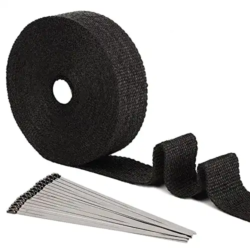 Hitzeschutzband SMARCY Basaltfaser Auspuffband 15M x 50MM