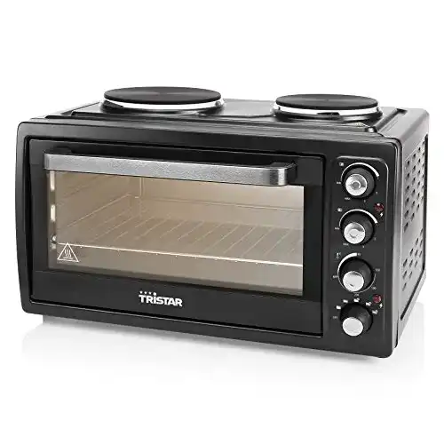Minibackofen mit Kochplatten Tristar OV-1443 Umluftofen