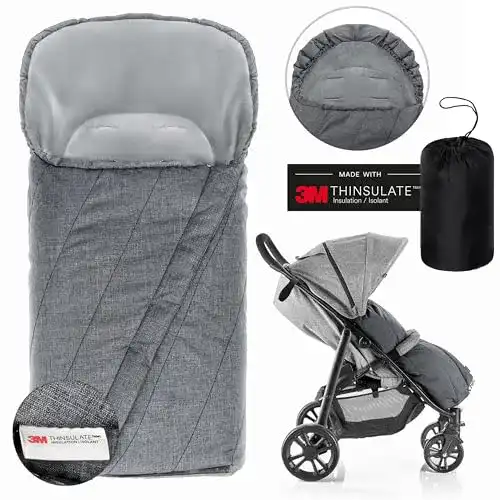 Fußsack Zamboo Winter 3M, mit warmer Thinsulate Füllung