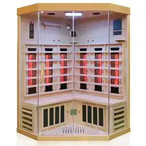 Infrarotkabine Dewello BRANDON 120×120 Dual-Therm