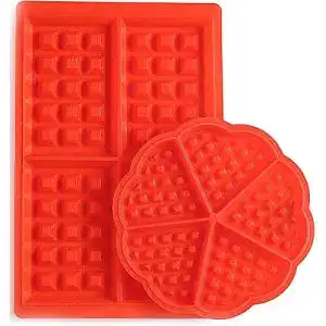 Silikon-Waffelform Praknu Waffelform Silikon 2er Set