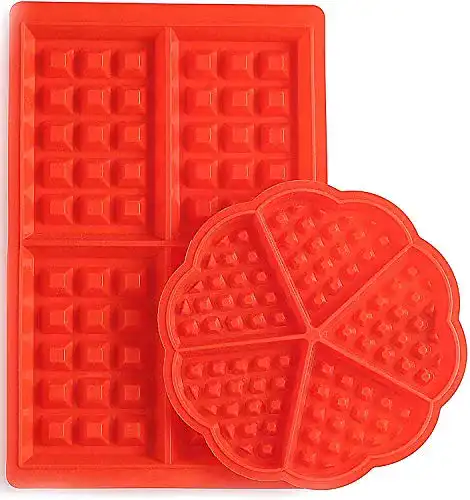 Silikon-Waffelform Praknu Waffelform Silikon 2er Set