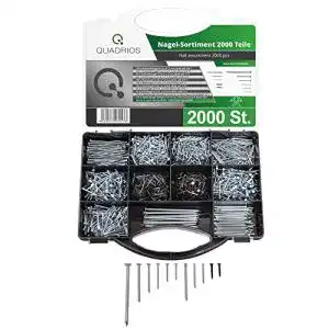 Stahlnägel QUADRIOS GmbH Stahlnagel-Sortiment 2000 Teile