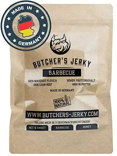 Die beste Beef Jerky Khroom Made in Germany von BUTCHERS JERKY 250 gr 2026 Test Bestseller Beef Jerky Khroom Made in Germany von BUTCHERS JERKY 250 gr