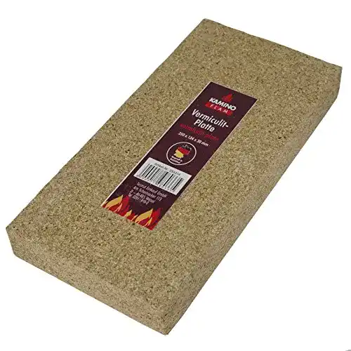 Schamotteplatte Kamino Flam KaminoFlam Vermiculite Platte