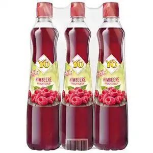 Himbeersirup YO Sirup Himbeere, 6er Pack (6 x 700 ml)